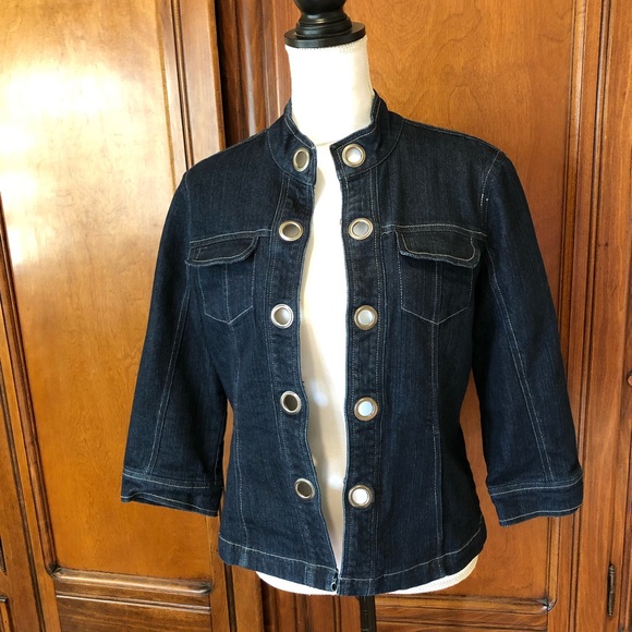 Baccini Jackets & Blazers - Baccini Denim Jacket with Pockets